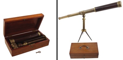 Dollond, London, England: Extra Clean Brass Telescope