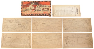 Walker Turner Company, Plainfield, New Jersey: "Driver Designs On Wood" Cutout Set