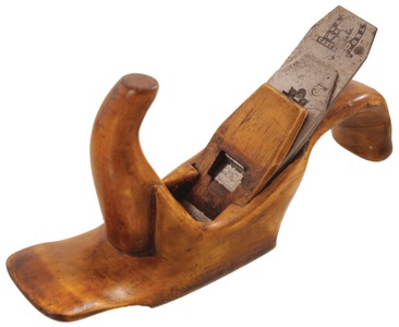 Unmarked: Fancy Boxwood Body Compasse Plane