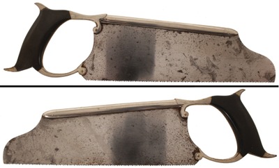 Unmarked: Early Ebony Hdl. Amputation Saw