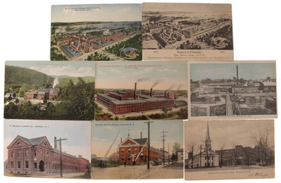 Assorted Makers: Eight Tool Related Postcards