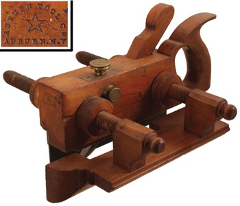 Auburn Tool Company, Auburn, New York, No. 92: Handled Pearwood Plow Plane