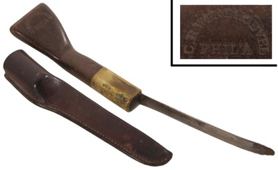 C.R. Windhoevel, Philadelphia, Pennsylvania: Rare Manufactured "Crooked Knife"