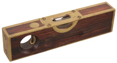 STANLEY (Unmarked), No. 98: Brass-Bound Rosewood Level