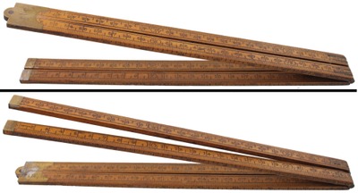 John Rabone & Sons,  Birmingham, England, No. 2045: Rare One-Meter Folding Rule