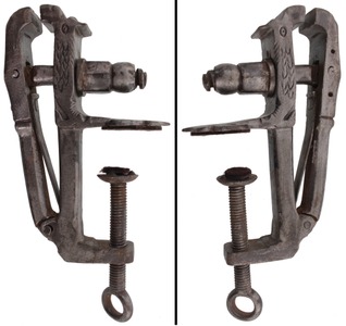 Unmarked: Early Hand Forged Bench Vise
