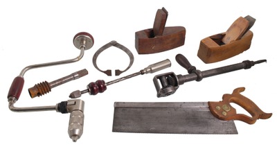 Assorted Makers: Lot Of Clean & Usabl Woodworking Tools