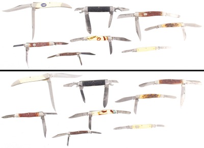 Camillus Cutlery Company, Camillus, New York: Coll. Of Eight Clean Camillus Pocket Knives