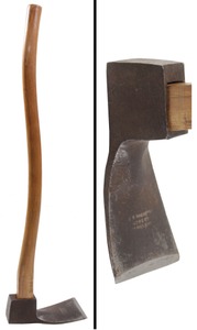 C.W. Hackett Hardware Company, St. Paul, Minnesota: Extra Clean 4" Edge Carpenter's Adze