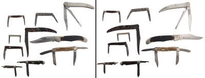 Assorted Makers: Lot Of Assorted 1, 2 & 4 Blade Knives
