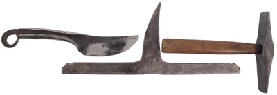 Assorted Makers: Three Hand Forged Spec. Purp. Tools