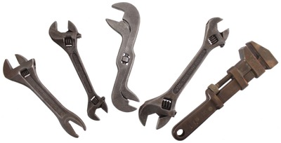 Assorted Makers: Lot Of Five Uncommon Wrench