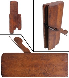 W. Hull, Blackstone Street, Boston, Massachusetts: Rare Left Hand Tongue Molding Plane