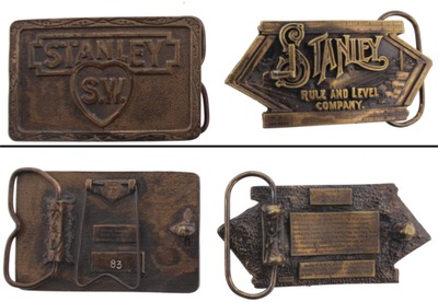 Assorted Makers: Two Stanley Theme Belt Buckles