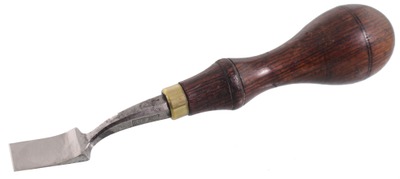 C.S. Osborne & Company, Newark, New Jersey, No. 7: Unusual Curved Leath Leather Wkg. Tool