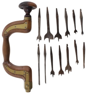 H. Slater, London, England: Classic "Sheffield" Bit Brace