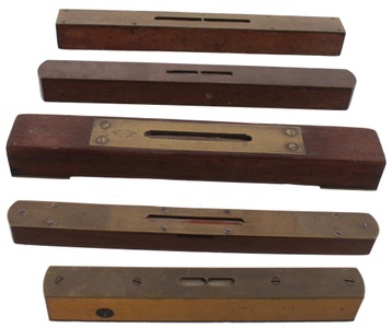 Assorted Makers: Five English Maker Exotic Wood Levels