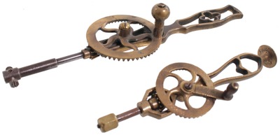 Unmarked: Two Recast Brass Hand Drills