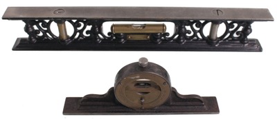 Davis L. & T. Company (Unmarked): Two Cast Iron Level