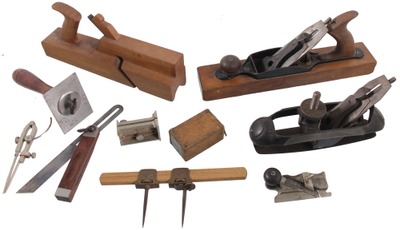 Assorted Makers: Lot Of Clean And Usa Woodworking Tools