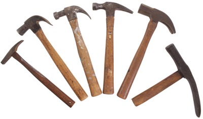 Assorted Makers: Five Maker Marked Hammers