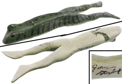 James Stangland, Rochester, New York: Detailed Ice Fishing Norther Leopard Frog