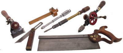 Assorted Makers: Lot Of Clean & Usabl Woodworking Tools