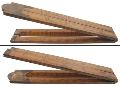 Stephens & Company, Riverton, Connecticut, No. 39: Two Foot, Four Fold Folding Rule