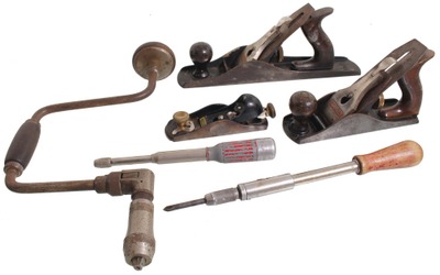 Assorted Makers: Lot Of Clean & Usabl Woodworking Tools