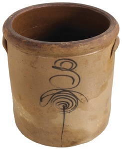Unmarked: Early Slip-Decorated Stoneware Crock