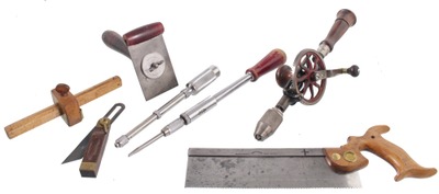 Assorted Makers: Lot Of Clean & Usabl Woodworking Tools