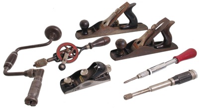 Assorted Makers: Lot Of Clean & Usabl Woodworking Tools
