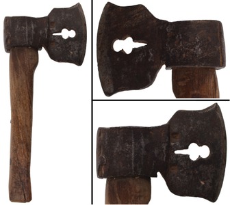 Unmarked: Early Offset Hdl. Hewing Hatchet