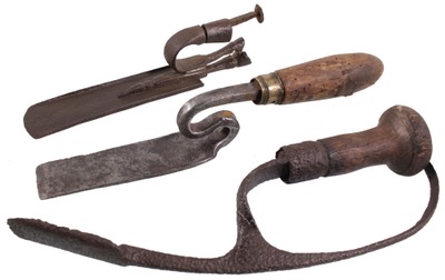 Assorted Makers: Three French Form Farrier's Butterises