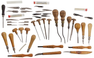 Assorted Makers: Lot Of Later Type Carving Tools