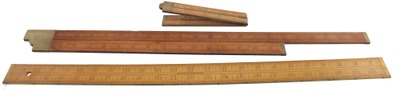 Assorted Makers: Lot Of Three Clean Rules