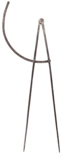 Unmarked: Early Hand Forged "Wing" Divider