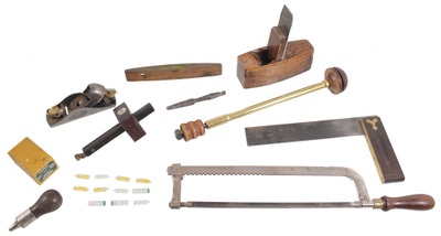 Assorted Makers: Set Of Early Type Woodworking Tools