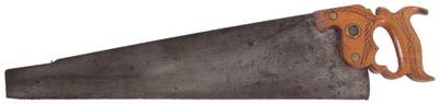 Henry Disston & Sons, Philadelphia, Pennsylvania, No. 12: Early 20" "London Spring" Steel" Saw