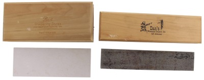 Assorted Makers: Two Extra Clean Arkansas Sharp. Ston