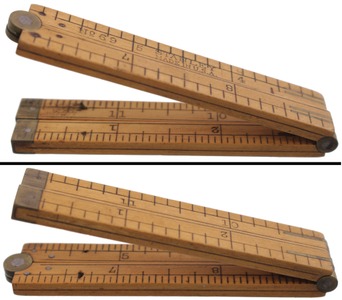 Stanley Rule & Level, No. 69: One Foot, Four Fold Folding Rule