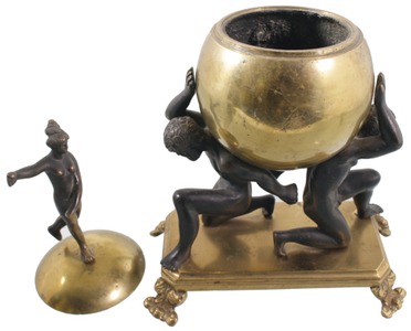 Unmarked: Cast Iron & Brass Spec. Purp. Vessell