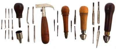 Assorted Makers: Lot Of Five Clean Tool Handles