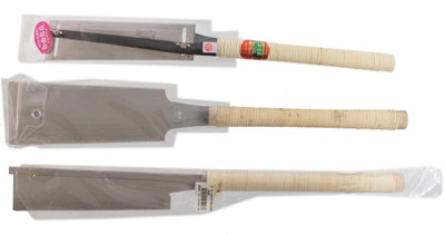 Assorted Makers: Three Extra Clean Japanese "Pull" Saws