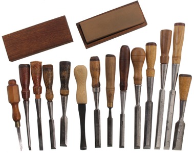 Assorted Makers: Lot Of Tang & Socket Chisels