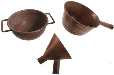 Unmarked: Three Spec. Purp. Copper Vessels
