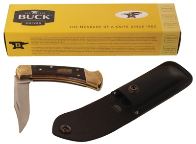 Buck Knives, El Cajon, California: Unused 50th Anniv. Fldg. Hunter Knife