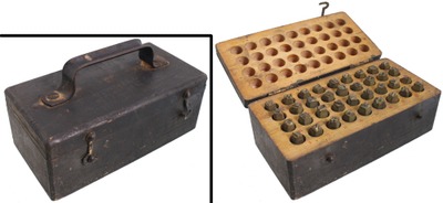 United States Army: Quartermaster's Leather Stamp Set