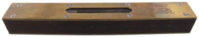 Colquhoun & Cadman, Sheffield, England: Unus. Dbl. Brass Faced R'wood Level