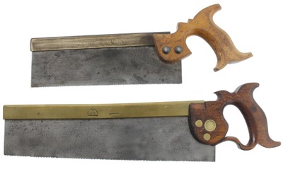Assorted Makers: Two Brass Back Tenob Saws